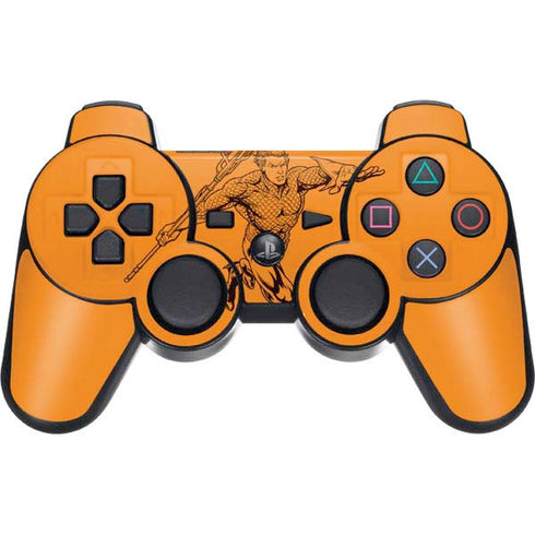 DC Comics Aquaman Comic Pop PS3 Dual Shock wireless controller Skin