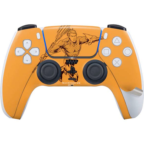 DC Comics Aquaman Comic Pop PS5 Pro Disk Bundle Skin