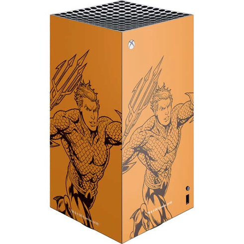 DC Comics Aquaman Comic Pop XBox Series X Digital Edition Console Skin