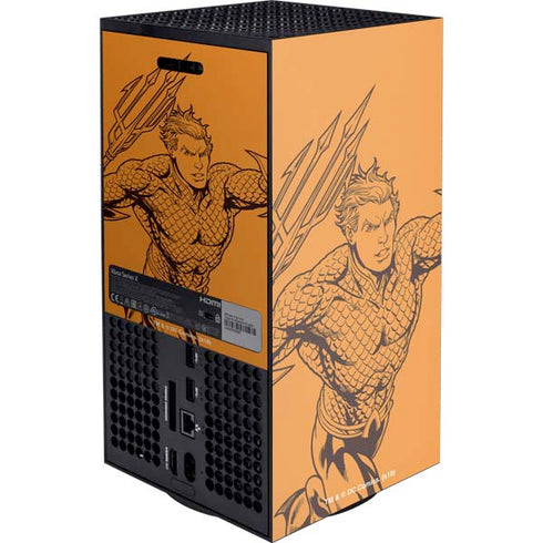 DC Comics Aquaman Comic Pop XBox Series X Digital Edition Console Skin