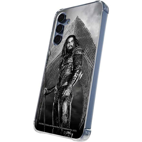 The Justice League (2017) Aquaman Poster Galaxy A55 5G Clear Case