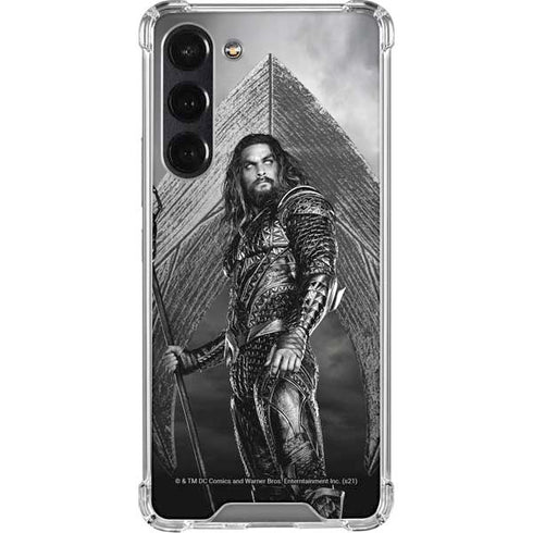 The Justice League (2017) Aquaman Poster Galaxy S24 FE Clear Case