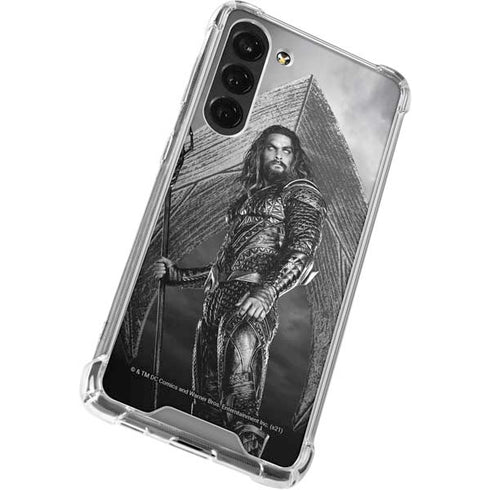 The Justice League (2017) Aquaman Poster Galaxy S24 FE Clear Case