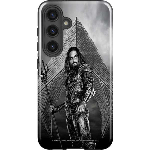 The Justice League (2017) Aquaman Poster Galaxy S25 Plus Impact Case