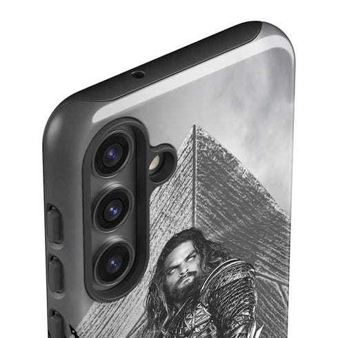 The Justice League (2017) Aquaman Poster Galaxy S25 Plus Impact Case