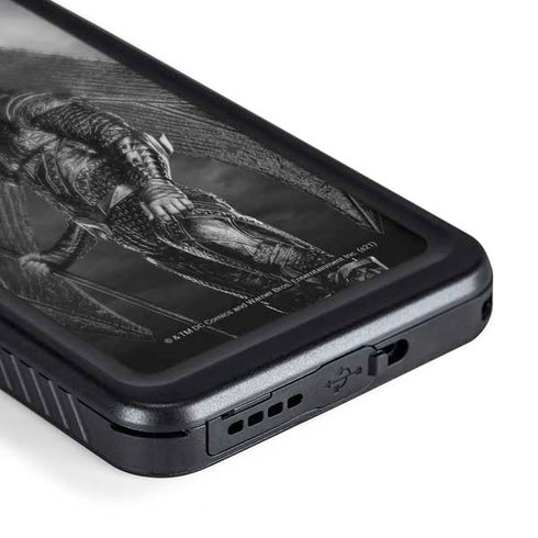 The Justice League (2017) Aquaman Poster Galaxy S24 Plus Waterproof Case