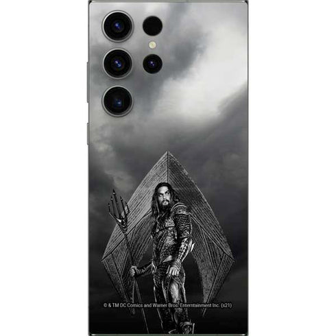 The Justice League (2017) Aquaman Poster Galaxy S25 Ultra Skin