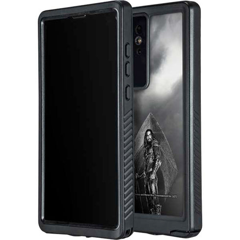 The Justice League (2017) Aquaman Poster Galaxy S24 Ultra Waterproof Case