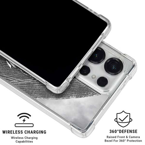 The Justice League (2017) Aquaman Poster Galaxy S25 Ultra Clear Case