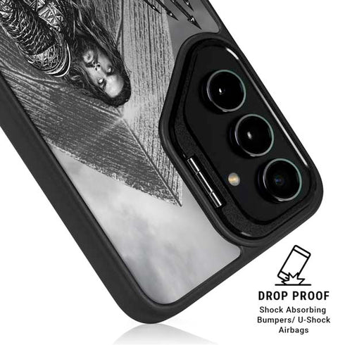 The Justice League (2017) Aquaman Poster Galaxy S26 Kickstand Case