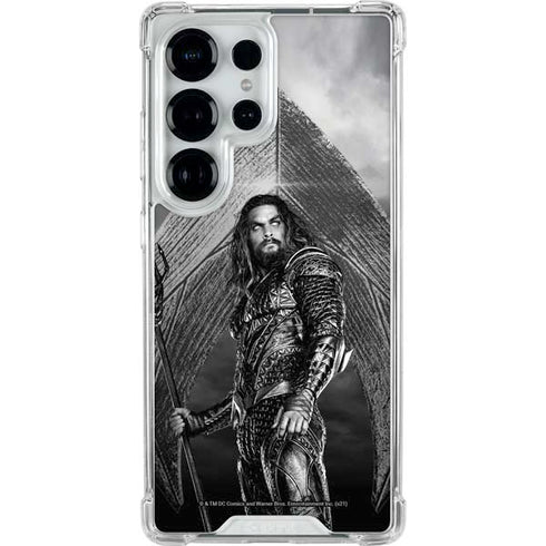 The Justice League (2017) Aquaman Poster Galaxy S26 Ultra Clear Case