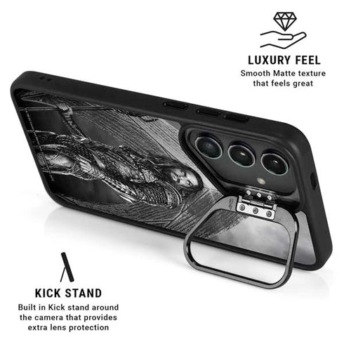 The Justice League (2017) Aquaman Poster Galaxy S26 Ultra Kickstand Case