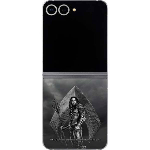 The Justice League (2017) Aquaman Poster Galaxy Z Flip6 Skin