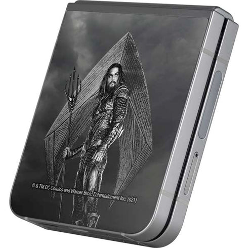 The Justice League (2017) Aquaman Poster Galaxy Z Flip6 Skin