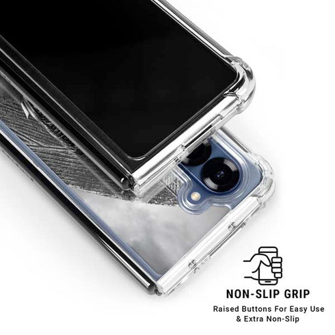 The Justice League (2017) Aquaman Poster Galaxy Z Fold6 Clear Case