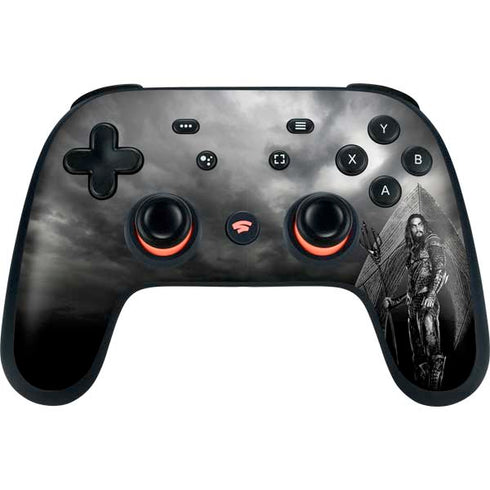The Justice League (2017) Aquaman Poster Google Stadia Controller Skin