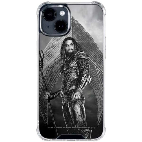 The Justice League (2017) Aquaman Poster iPhone 15 Clear Case