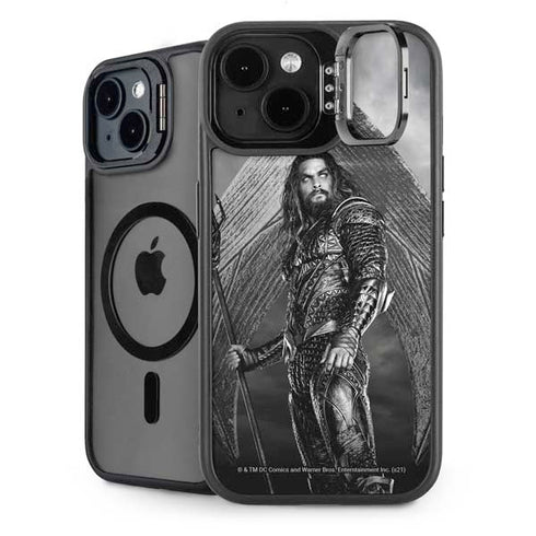 The Justice League (2017) Aquaman Poster iPhone 15 Plus Kickstand Case