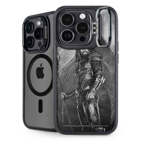 The Justice League (2017) Aquaman Poster iPhone 15 Pro Max Kickstand Case