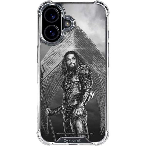 The Justice League (2017) Aquaman Poster iPhone 16 Plus Clear Case