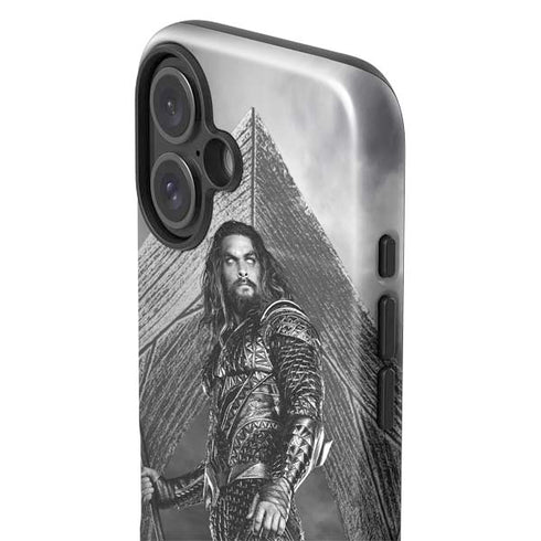 The Justice League (2017) Aquaman Poster iPhone 16 Plus Impact Case