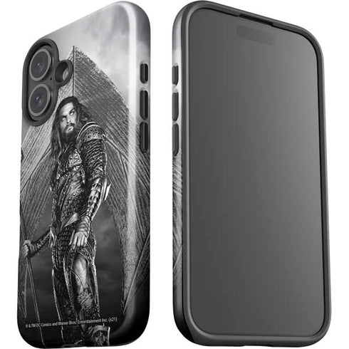 The Justice League (2017) Aquaman Poster iPhone 16 Plus Impact Case