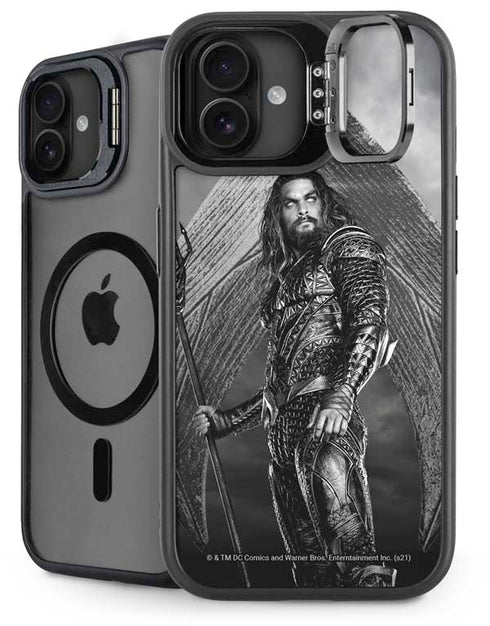 The Justice League (2017) Aquaman Poster iPhone 16 Plus Kickstand Case