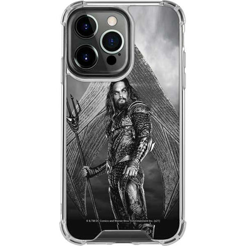 The Justice League (2017) Aquaman Poster iPhone 16 Pro Clear Case