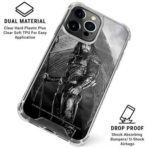 The Justice League (2017) Aquaman Poster iPhone 16 Pro Clear Case