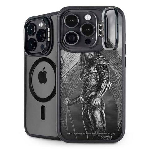 The Justice League (2017) Aquaman Poster iPhone 16 Pro Kickstand Case