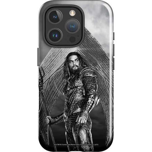 The Justice League (2017) Aquaman Poster iPhone 16 Pro Magsafe Impact Case