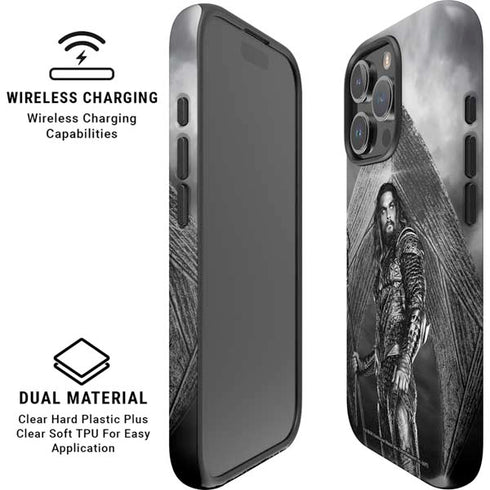 The Justice League (2017) Aquaman Poster iPhone 16 Pro Magsafe Impact Case