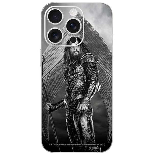 The Justice League (2017) Aquaman Poster iPhone 16 Pro Skin