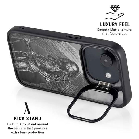 The Justice League (2017) Aquaman Poster iPhone 16e Kickstand Case