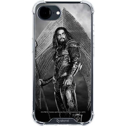 The Justice League (2017) Aquaman Poster iPhone 16e Clear Case