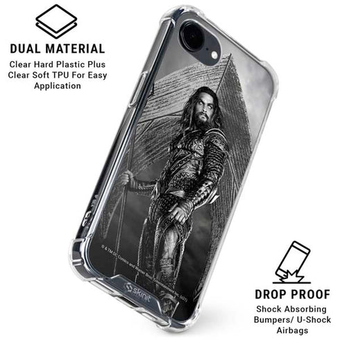 The Justice League (2017) Aquaman Poster iPhone 16e Clear Case