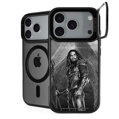 The Justice League (2017) Aquaman Poster iPhone 18 Pro Kickstand Case