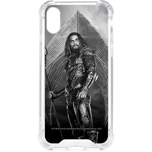The Justice League (2017) Aquaman Poster iPhone XS Clear Case