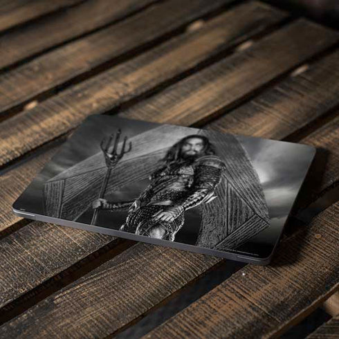 The Justice League (2017) Aquaman Poster Apple MacBook Air Skin