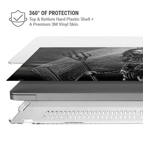 The Justice League (2017) Aquaman Poster MacBook Pro 14in (2021-24) Case plus Skin