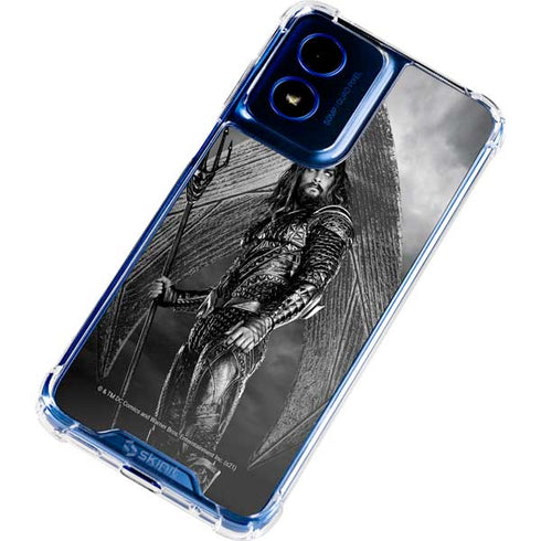 The Justice League (2017) Aquaman Poster Moto G 5G (2024) Clear Case