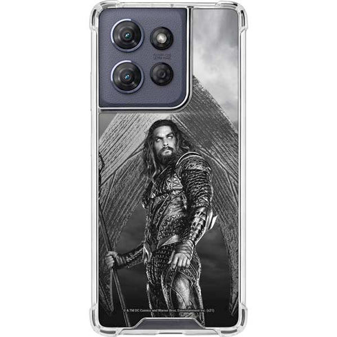 The Justice League (2017) Aquaman Poster Moto G Play 5G (2025) Clear Case