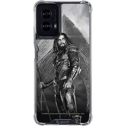 The Justice League (2017) Aquaman Poster Moto G Power 5G (2024) Clear Case