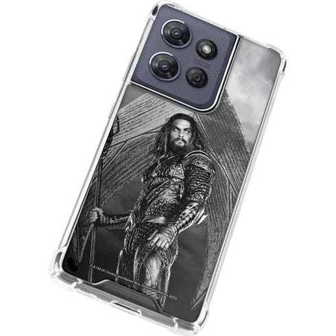 The Justice League (2017) Aquaman Poster Moto G Power 5G (2025) Clear Case