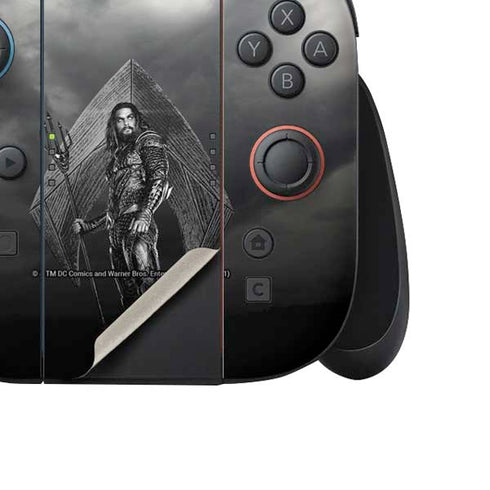 The Justice League (2017) Aquaman Poster Nintendo Switch 2 (2025) Joy-Con Controller Skin
