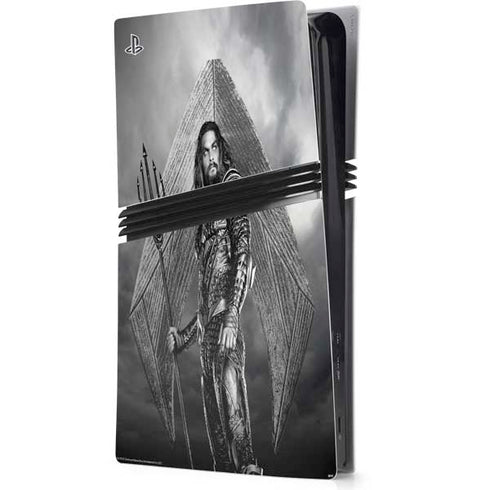 The Justice League (2017) Aquaman Poster PS5 Pro Console Skin
