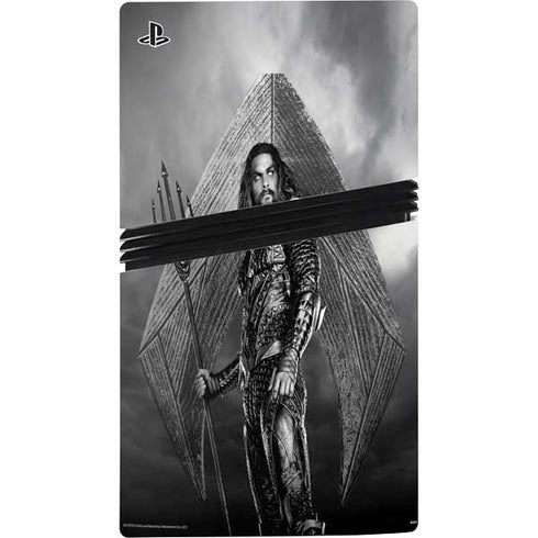 The Justice League (2017) Aquaman Poster PS5 Pro Disk Console Skin