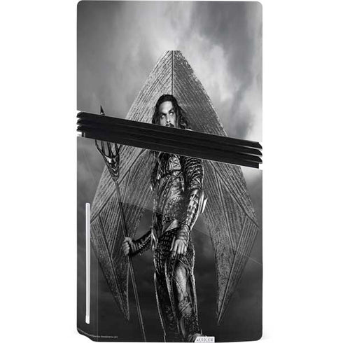 The Justice League (2017) Aquaman Poster PS5 Pro Disk Console Skin