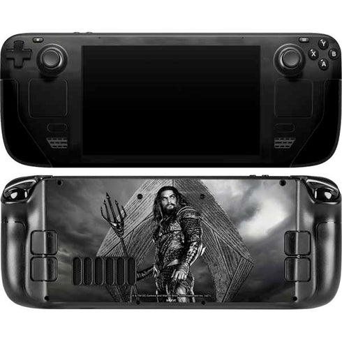 The Justice League (2017) Aquaman Poster Steam Deck Handheld Gaming Computer OLED Skin