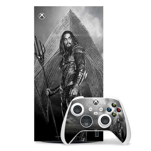 The Justice League (2017) Aquaman Poster Xbox Series X Skins